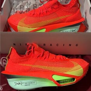 Nike Racing Red and Green Sneakers